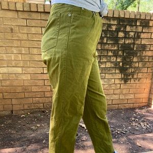 Susan Bristol Dark Green Straight Leg Pants